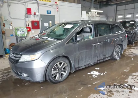 2014 Honda Odyssey Touring/Touring Elite из США, поврежденный, VIN 5FNRL5H99EB082902